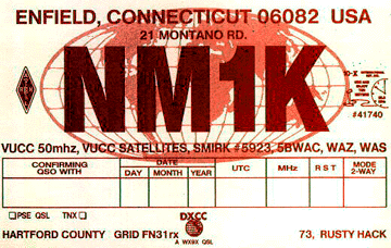 NM1K QSL card