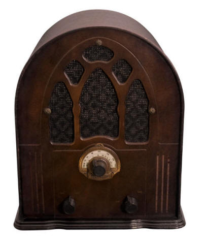 Old cathedral radio